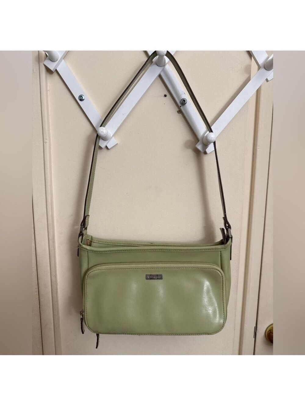 Vintage Liz Claiborne Villager Sage Green Y2K Shoulder Bag